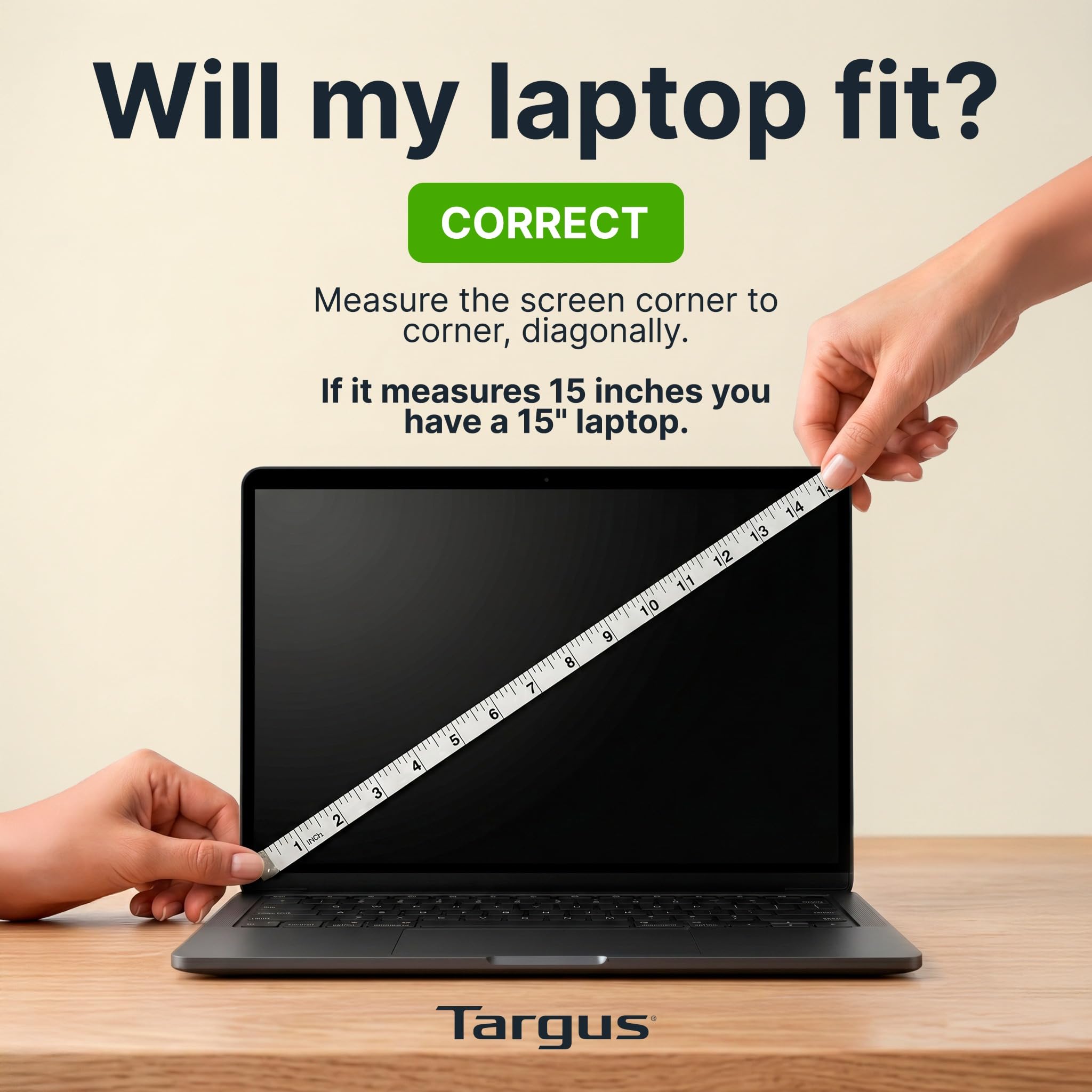 Targus Kompakter Roll-Rucksack für Business, College Student und Reise, Pendler, strapazierfähiges Material, Tablet-Tasche, abnehmbare Laptop-Schutzhülle für 16 Zoll Laptop, schwarz (TSB750US)