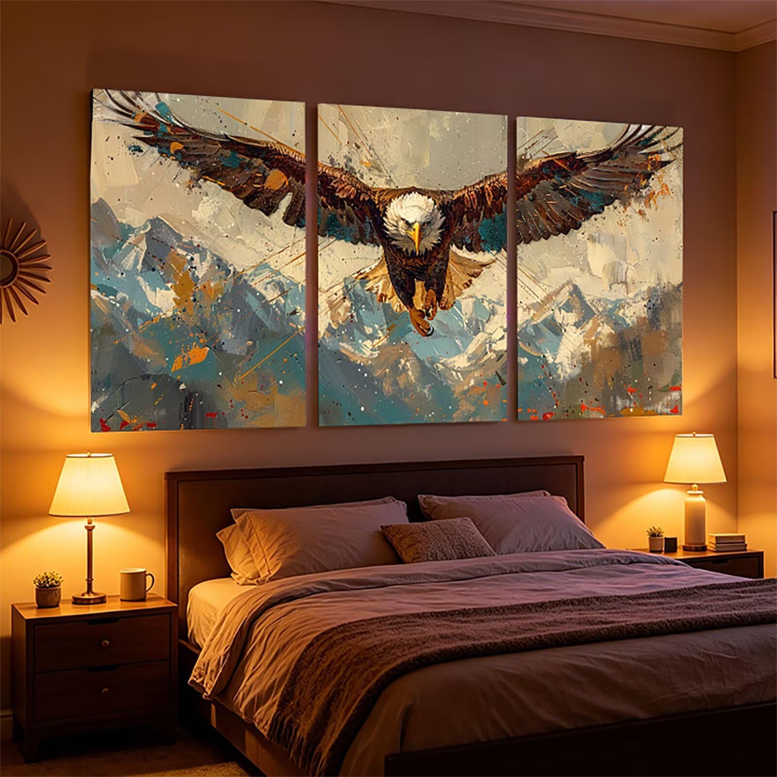 Zestawy sztuki z orłem diamentowym dla dorosłych, 5D abstrakcyjny obraz diamentowy, pełne zestawy wierteł, 50 x 76 cm, kryształ górski do malowania według numerów, kryształowy haft krzyżykowy do