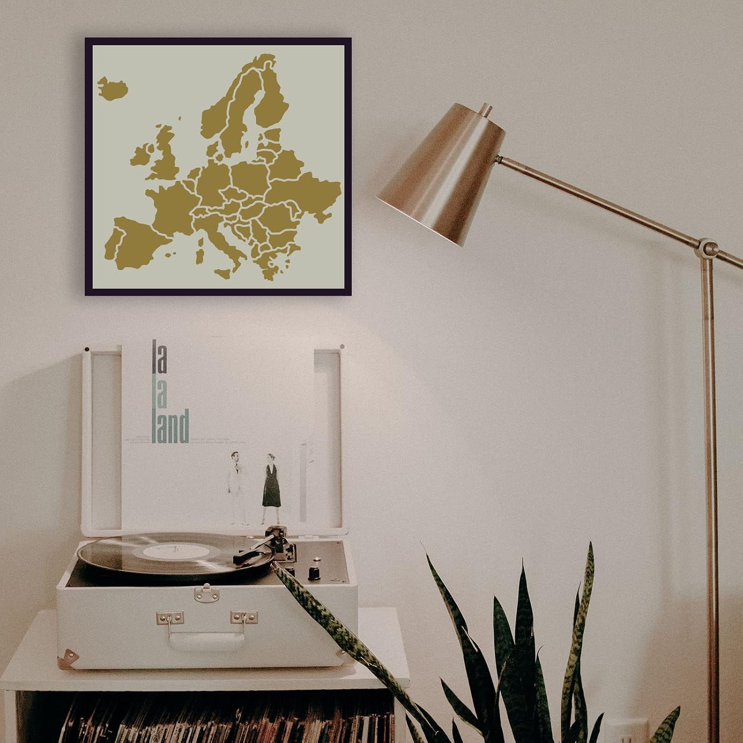 FINGERINSPIRE Europe Map Stencil 11.8x11.8 inch Hollow Out United Kingdom Germany France Italy Spain Map Drawing Stencil Reusable Europe Travel Place Map Craft Stencil for Photo Album, Wall, Paper image 4