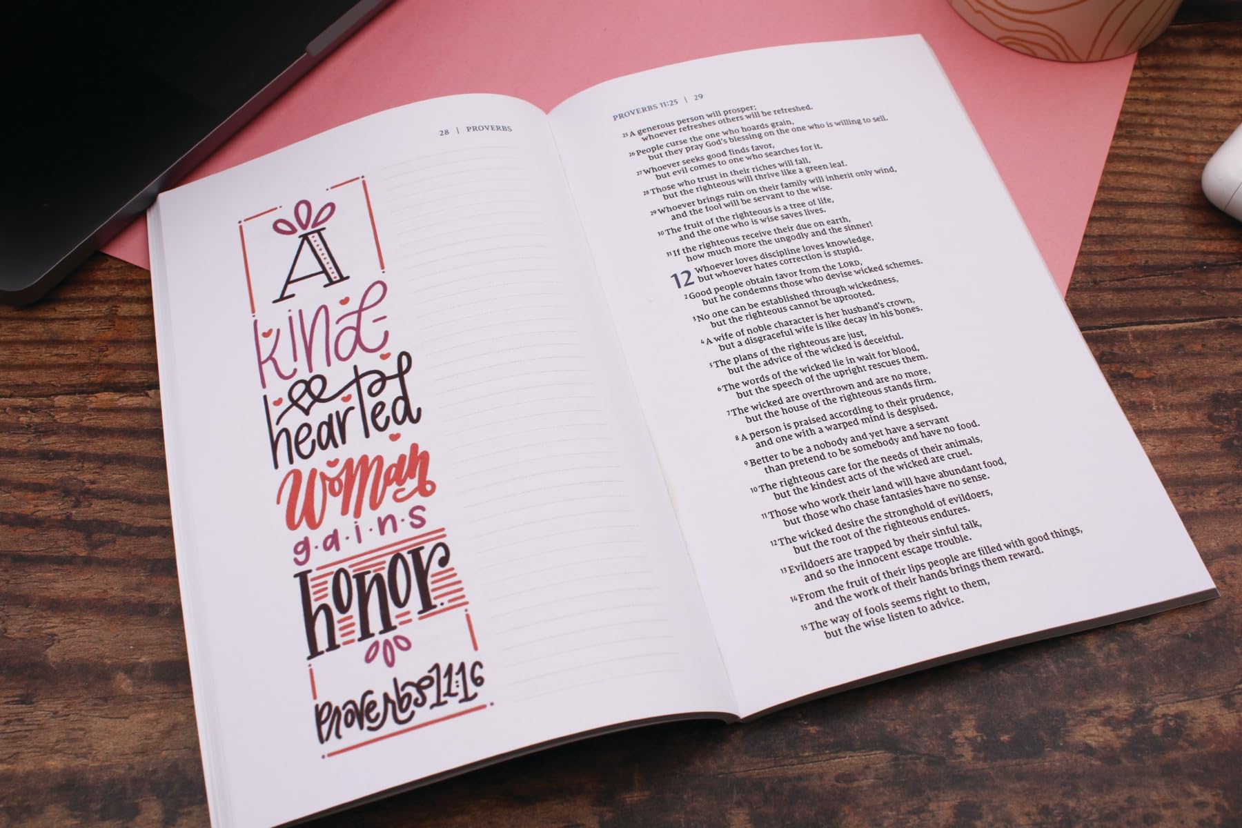 NIV, Beautiful Word Bible Journal, Proverbs, Paperback, Comfort Print - Image 3