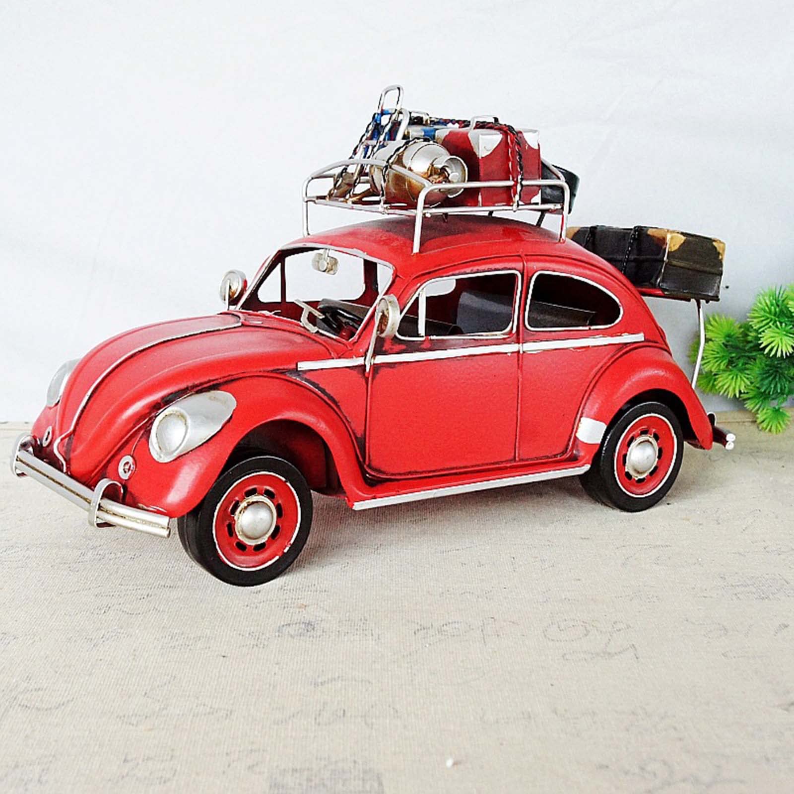 Arte del Ferro Vecchio Modello Auto d ' Artigianato Ornamento da Tavolo Collezione Giocattoli per Bambini Regalo Artigianato in Metallo Auto Classica retrò Fatta a Mano Macchinine da