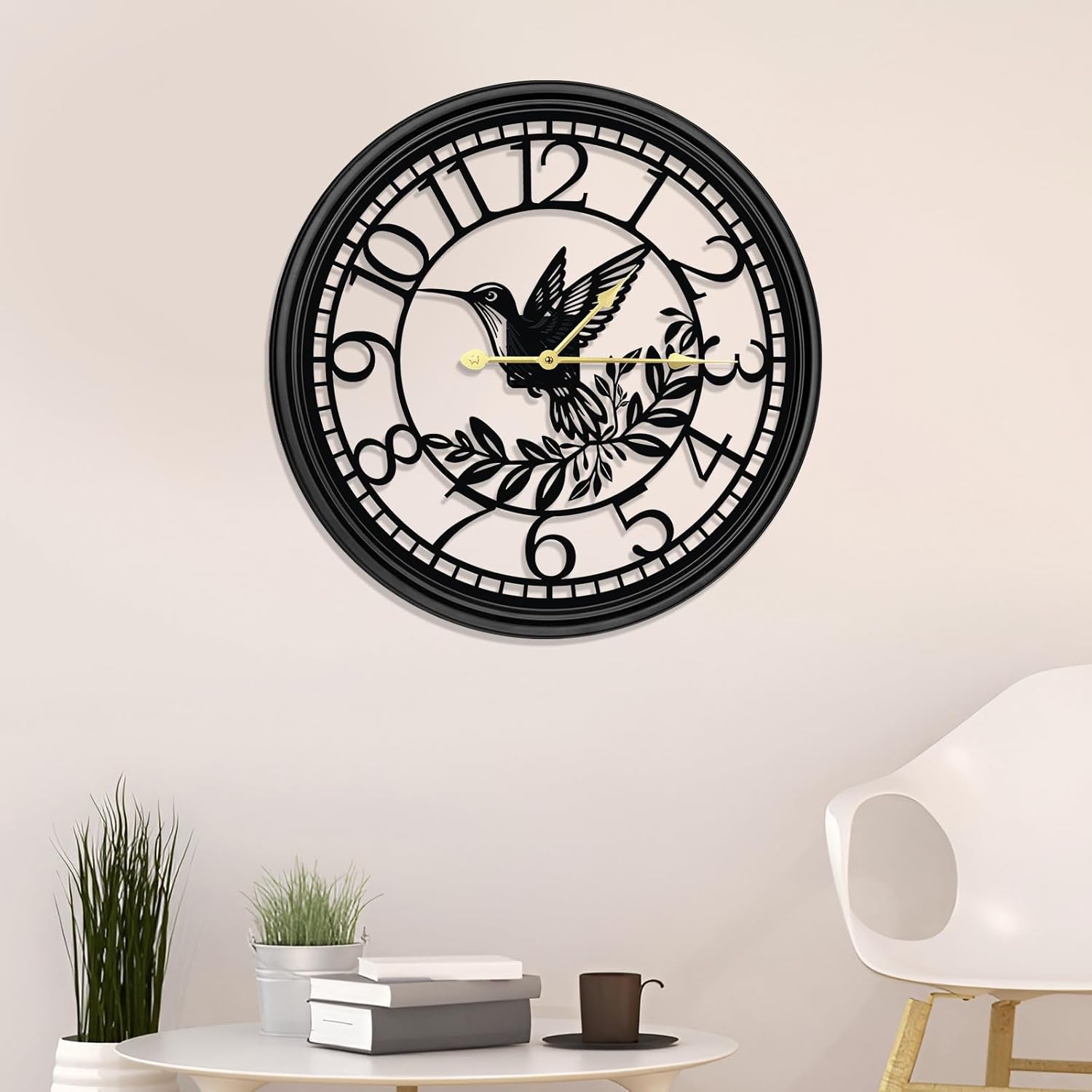 Big Wall Clock - Wall Clocks for Living Room Decor, Quiet and No Ticking Suitable for Wall Decor, Living Room Decoration, Kitchen Decoration