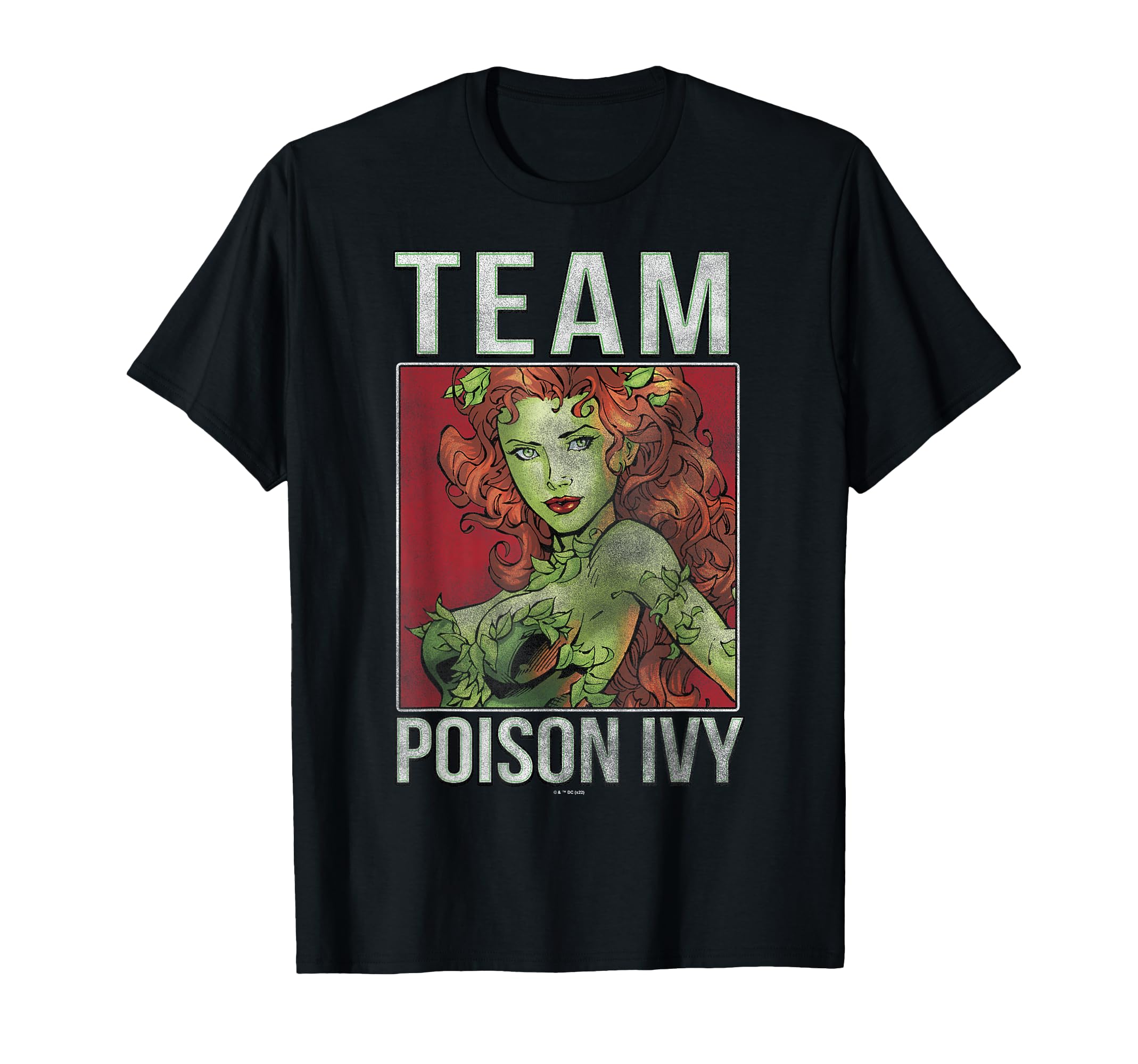 Batman Team Poison Ivy Big Face Poster T-Shirt