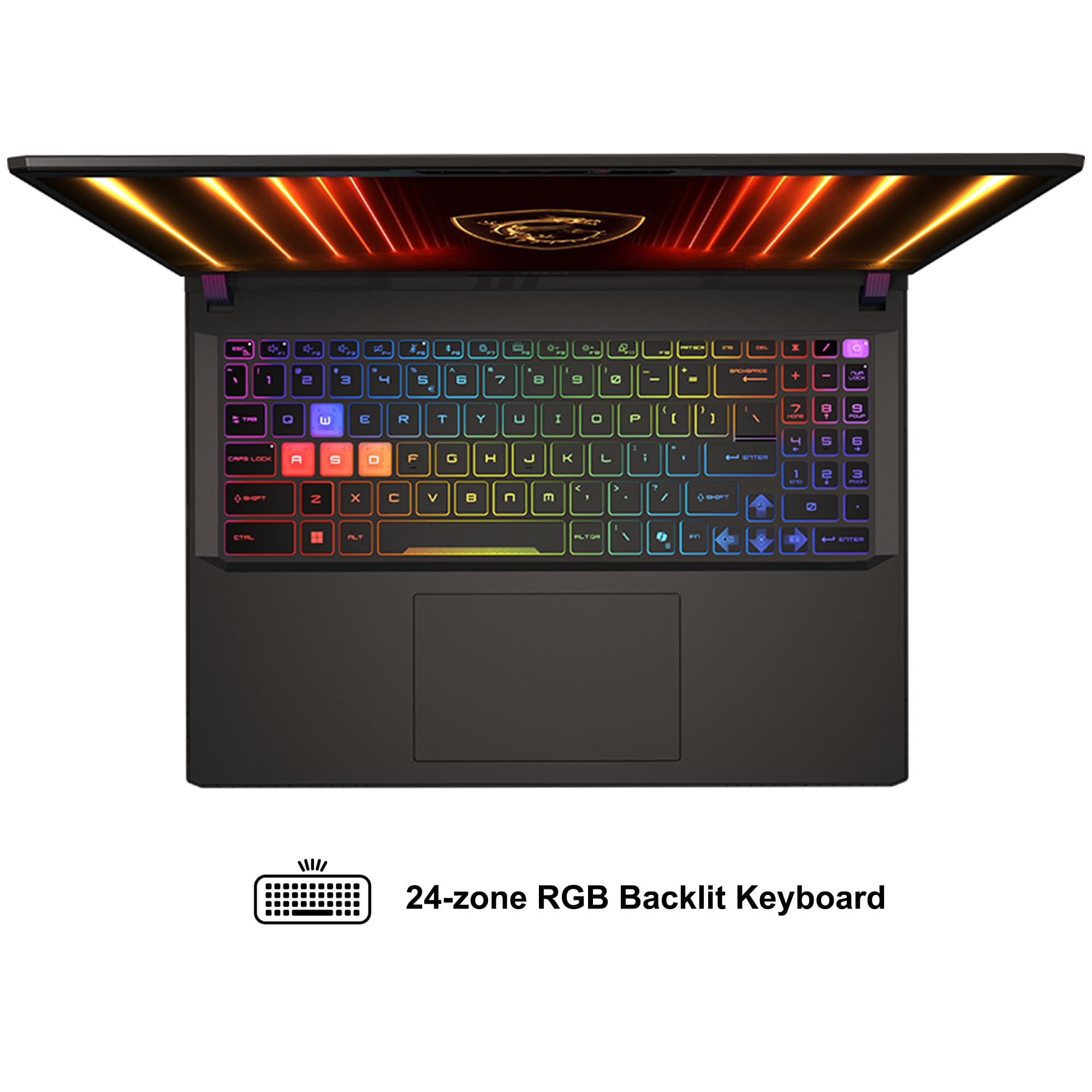 msi Vector 16 HX AI Gaming Laptop 16" QHD+ IPS 240Hz Intel 24-core Ultra 9 275HX (>i9-14900HX) 32GB DDR5 1TB SSD GeForce RTX 5080 (fino a 1334 AI Tops) RGB retroilluminato Thunderbolt5 Win11Pro ICP