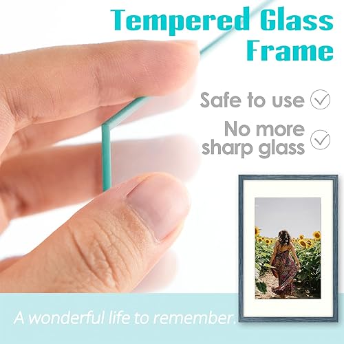 Vista 492 de Frametory, Portarretratos negro de 16 x 20 pulgadas, para fotos de 11 x 14 pulgadas con paspartú, molduras anchas (16 x 20 pulgadas, negro)