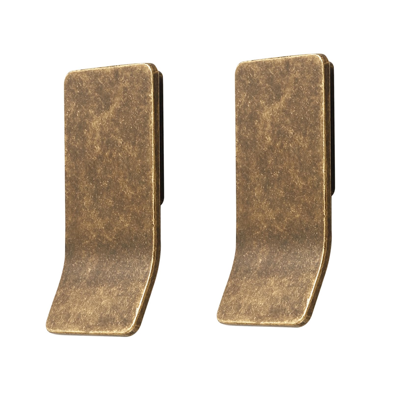DSWZLQDXB Set of 2 Cabinet Pulls Zinc Alloy Cabinet Knobs Vintage Style Handle for Dresser,Drawer Door Kitchen Hardware Home Door Levers (Bronze,Hole spacing 16/32mm)