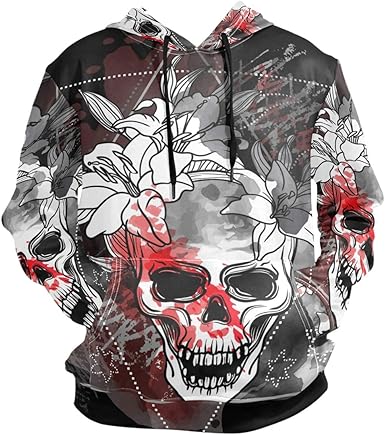 skeleton moletom com capuz amazon