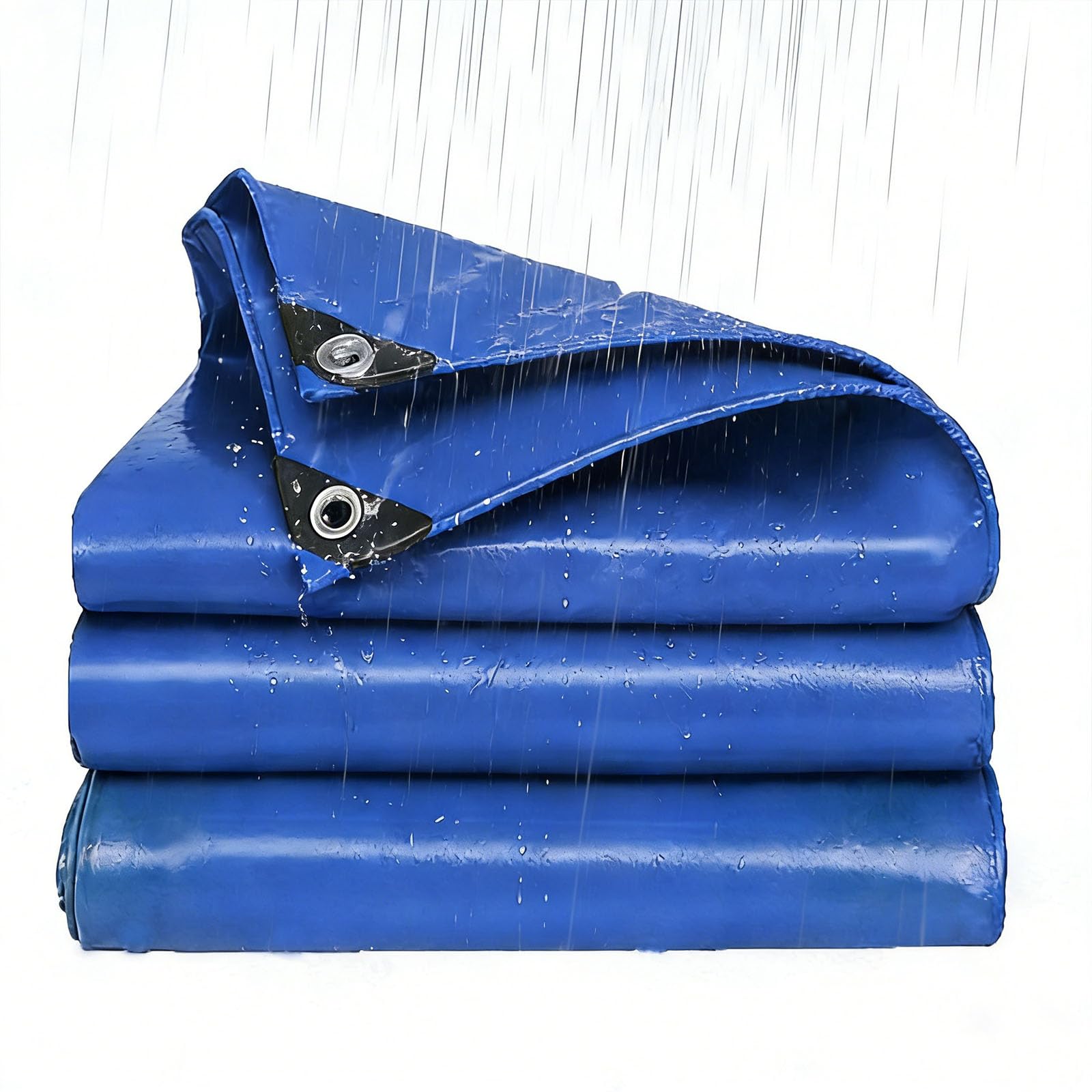 Toldo impermeable con protección UV y argollas reforzadas para cubrir piscina y jardín