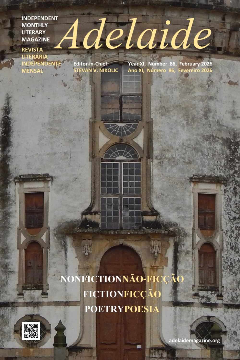 Adelaide: Independent Literary Magazine No. 86, February 2026