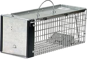 Havahart 0745 Extra Small 1-Door Humane Catch and Release Live Animal Trap for Squirrels, Chipmunks, Rats, Weasels, and Small Animals