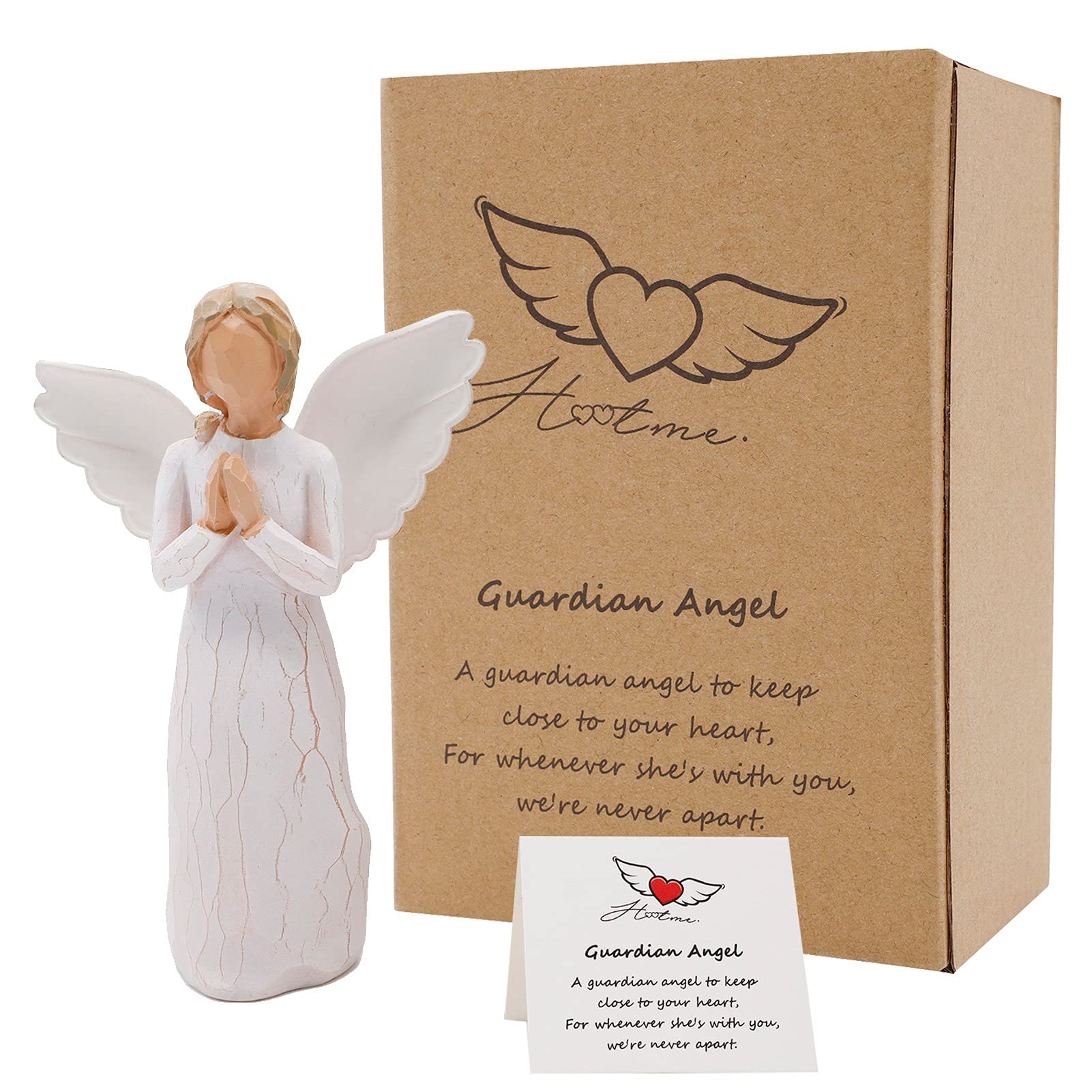 Buy Guardian Angel Figurine, Angel of Prayer, Sculpted HandPainted