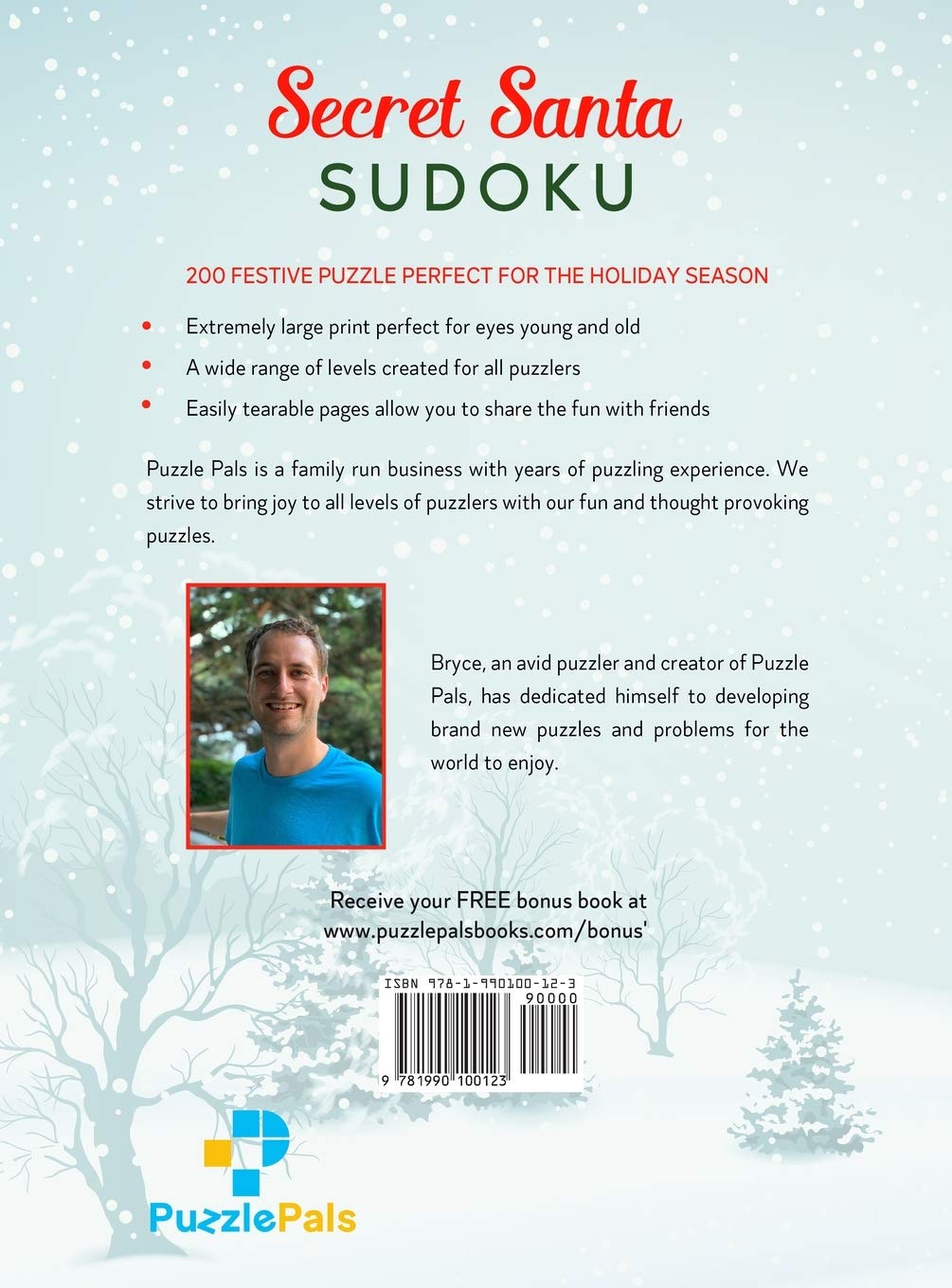 Secret Santa Sudoku: 200 Festive Puzzles with Easy, Medium, and Hard Challenges