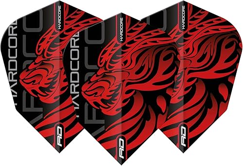 Miniatura 3 de RED DRAGON Vuelos de dardos Hardcore V-Standard - 3 juegos por paquete (9 vuelos de dardos en total)