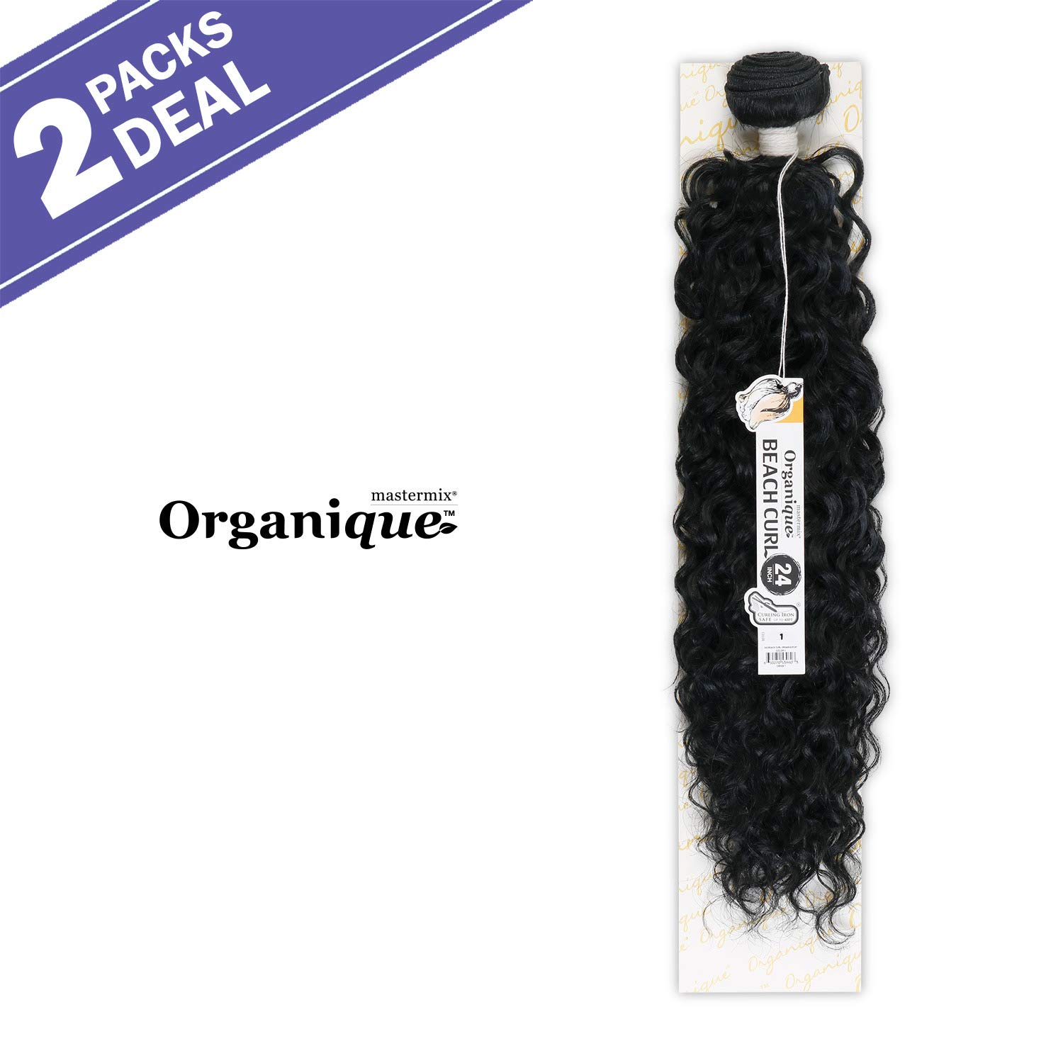 Milky Way Weave Organique Beach Curl 24" (2-PACK, 1)