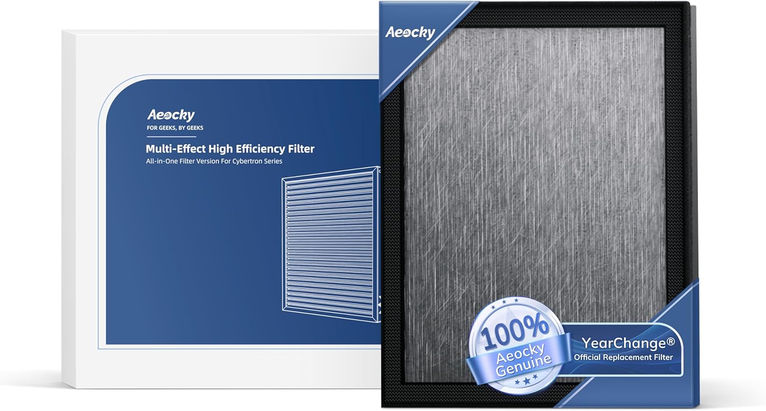 AEOCKY Cybertron 5-in-1 Air Filter and packaging