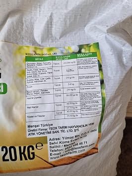 20 kg katı solucan gübesi | Sebze, meyve, süs bitkileri ve fidanlarda kullanılır