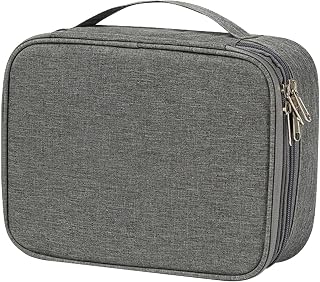 Electronics Organizer Travel Case - Compact Waterproof Electronics Organizer Case - Easy to Carry Organiser Case for Suitcase, Backpack, Tote Bag for Earplugs, Mouse, Cables, Phones, Hard Puchen