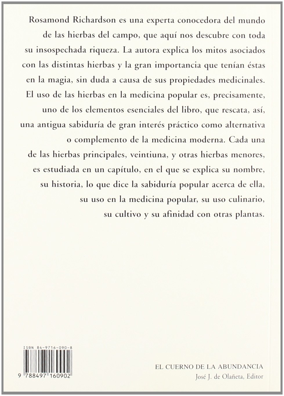 Hierbas aromáticas del campo