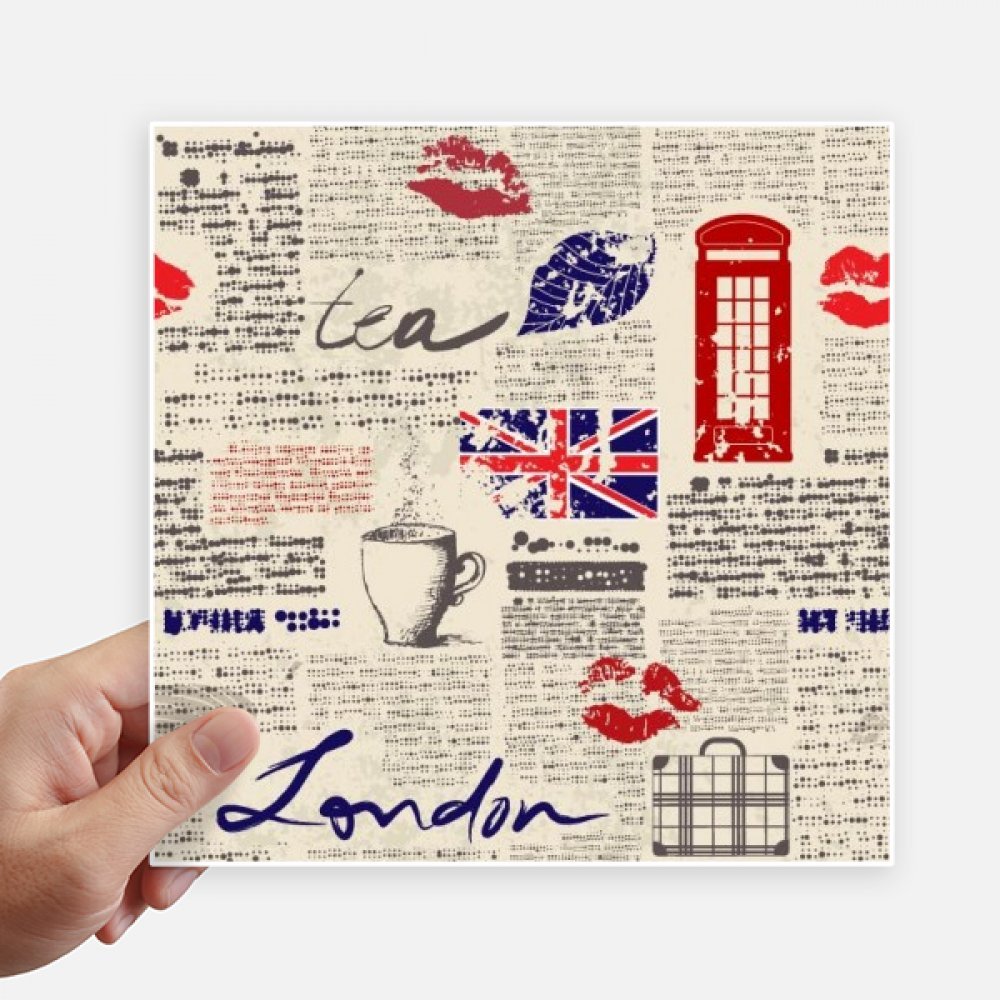 Sticker moto et ordinateur style londonien pour personnaliser vos objets