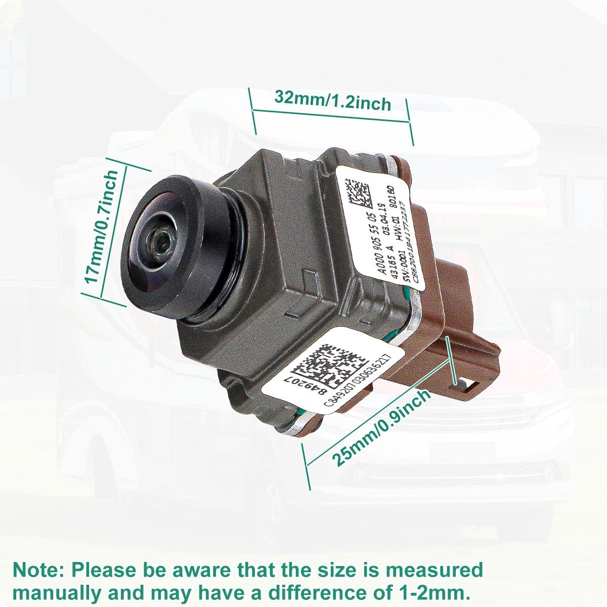 A0009055505 Surround 360 Front Rear Left Right View Camera Replacement for Mercedes-Benz AMG GT CLA GLB GLC A S Sprinter, OE Cam Replaces 9055505, 905550564 by GreenYi