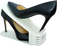 Vista 3 de Ahorrador de espacio Shoe Slotz, set de 24 piezas, Plástico, Ivory, Juego de 6 piezas