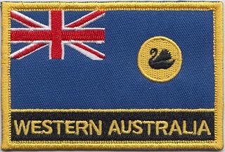 1000 Flags Western Australia State Flag Embroidered Blazer Badge Patch