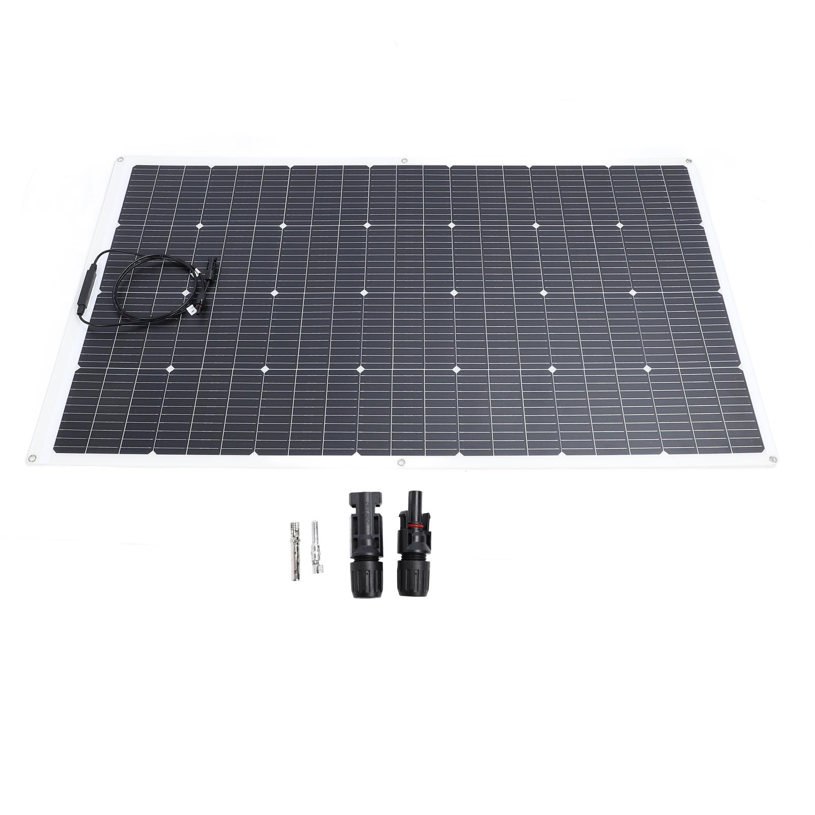 Oumefar Caricabatterie a Pannello Solare Monocristallino con Scatola di