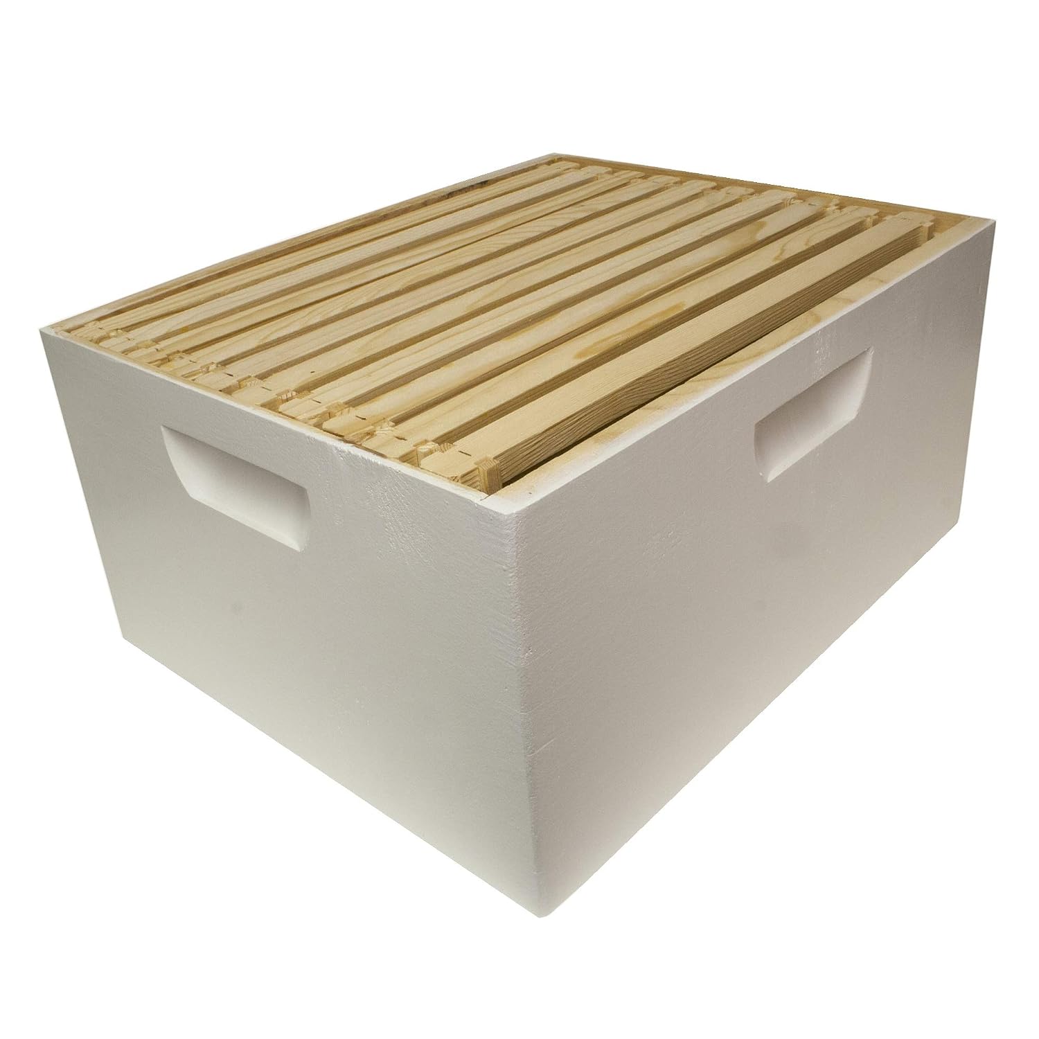 Harvest Lane Honey WWFFD-101-10 Deep Frames and Foundation, 10 Pack