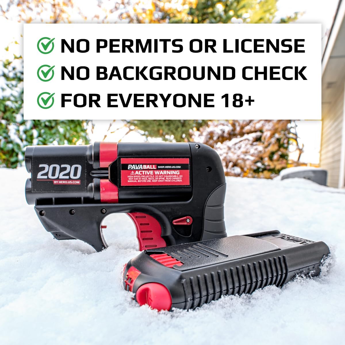 Hero AiiRO + 2020 Non-Lethal Self Defense Duo Bundle thumbnail 2