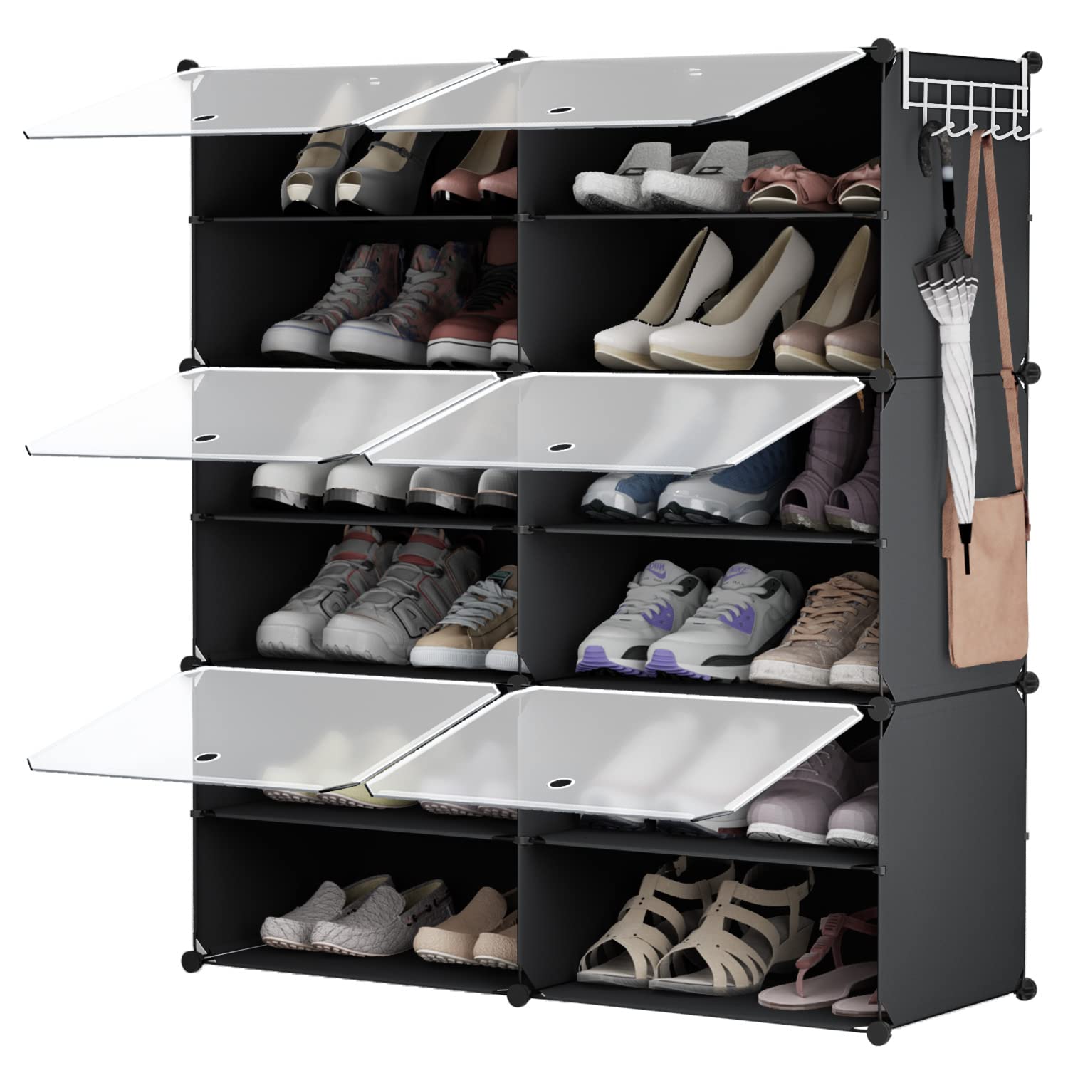 Buy Shoe Rack Organizer, 6 Tier Shoe Storage with Doors for