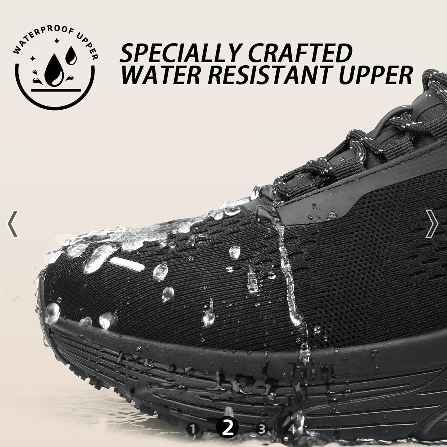 Non Slip Work Shoes for Men, Water Resistant Chef Shoes for Restaurant & Food Service, Zapatos de Trabajo para Hombre Antideslizantes - Image 4