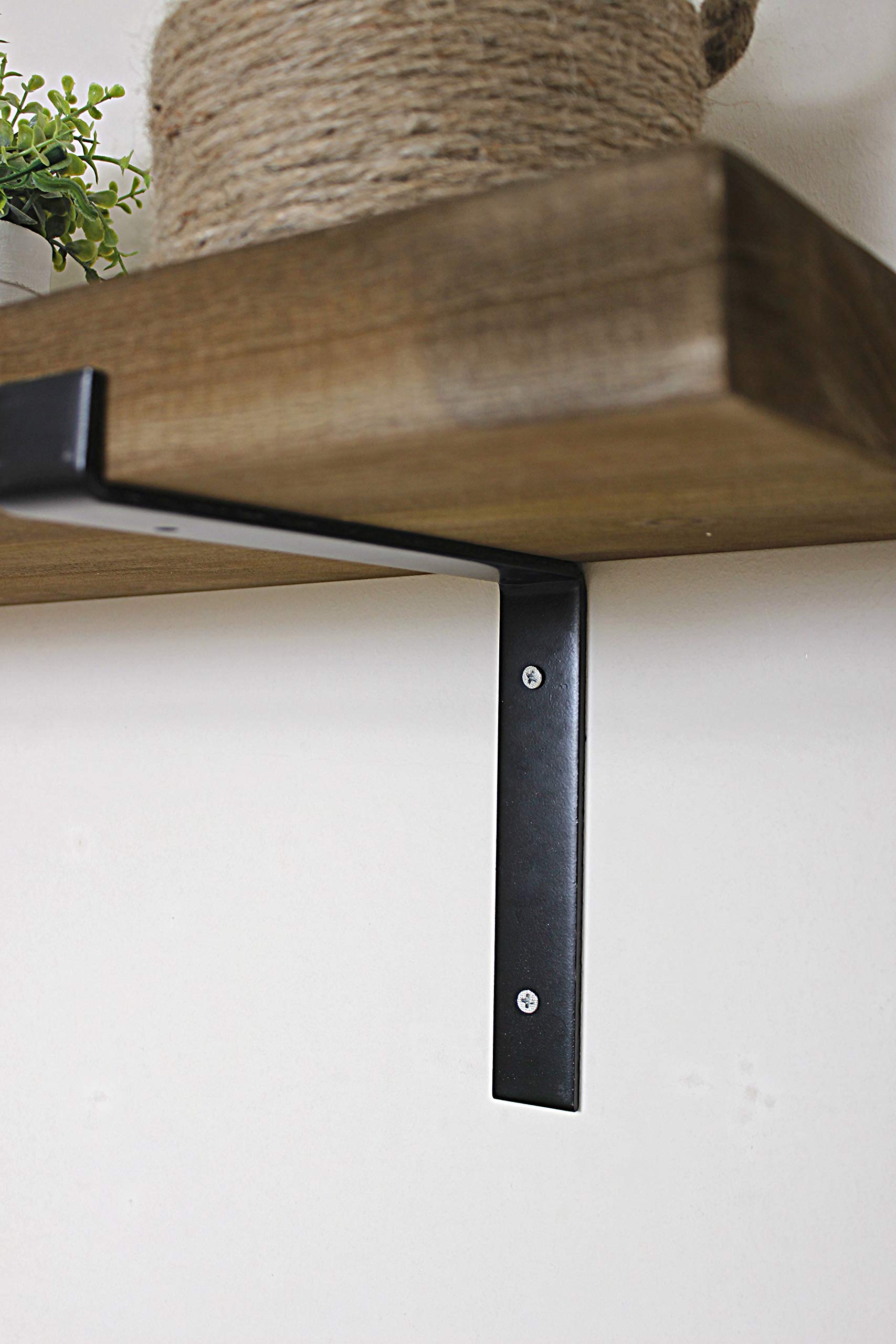 HomeZone® Heavy Duty Vintage Rustic Scaffold Board Wall Shelf 100cm