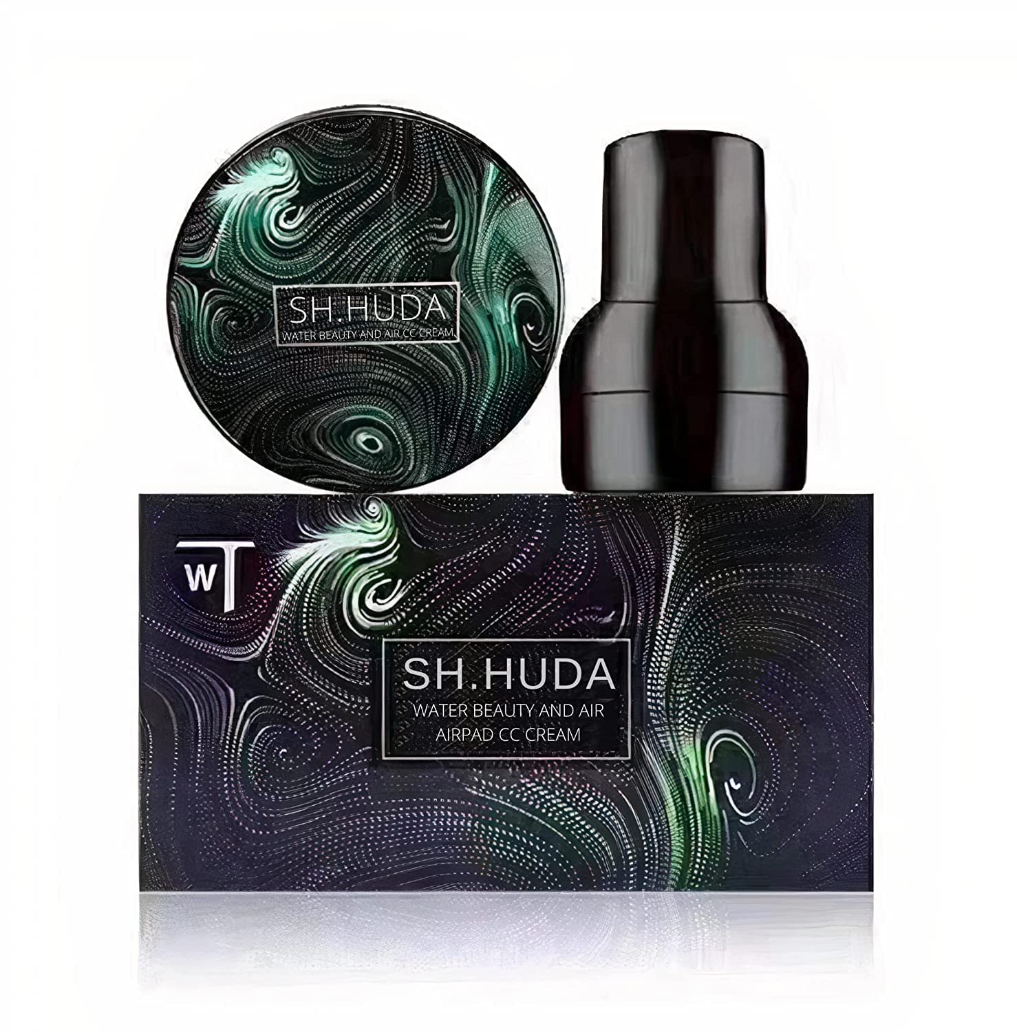 SH.HUDA 3 in 1 Beauty Air Cushion BB and CC foundation Face Cream for Women/Girls