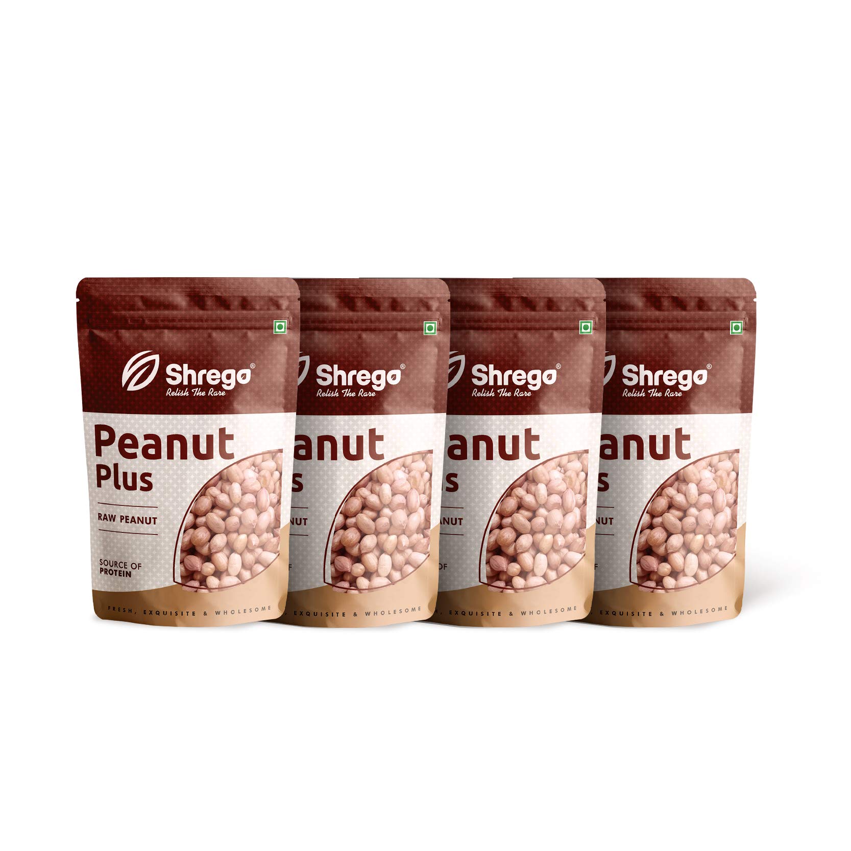 SHREGO Peanut Plus Raw Peanut 720G (4X180G Vacuum Packed)