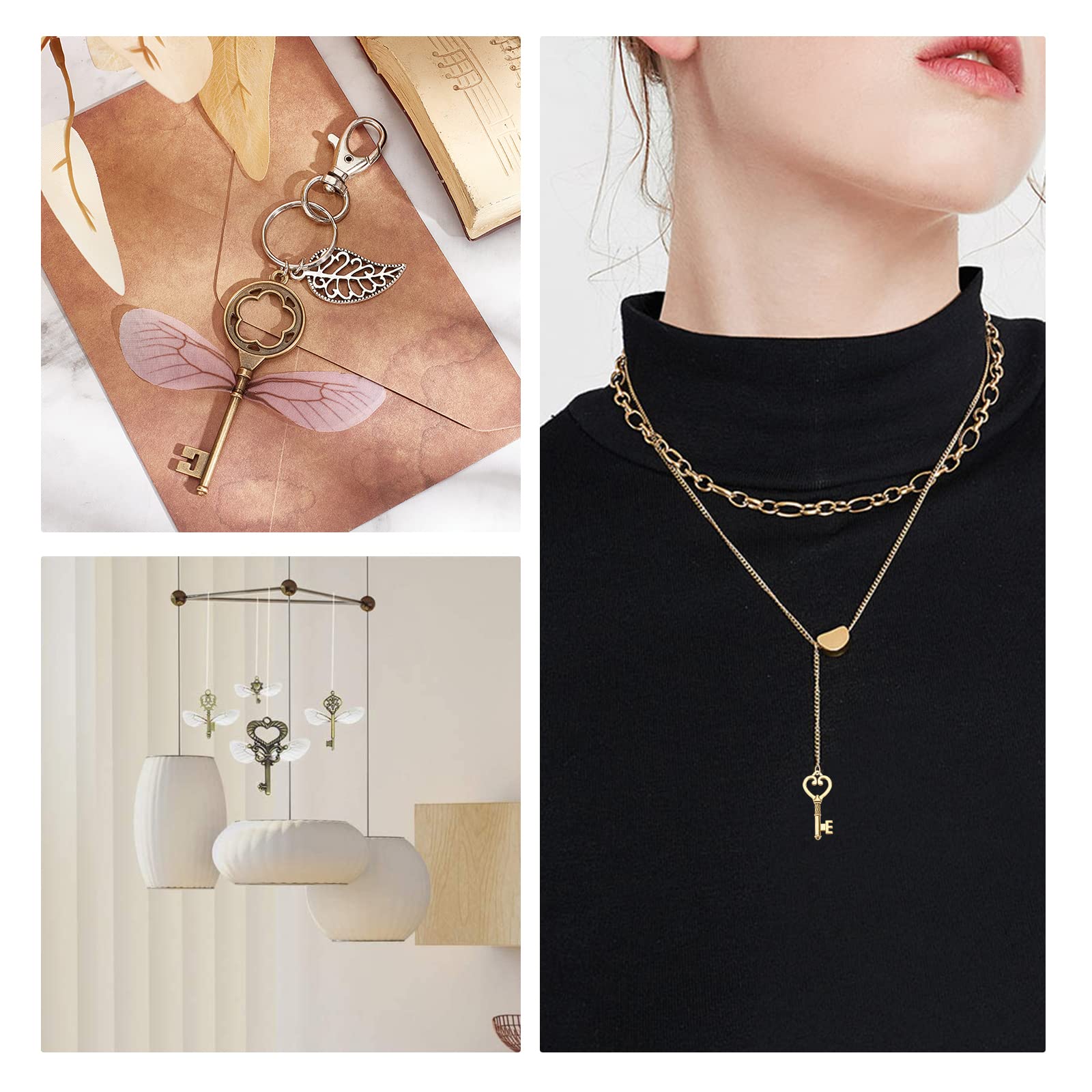 Lotti All'ingrosso 30 Pz Vetro Misto Resina Strass Completo - Foto 11