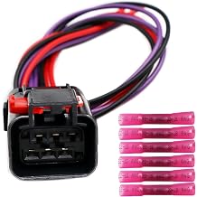 6-Pin Tail Lights Connector Compatible with Chrysler Town & Country | 2001-2007 3.3L/3.8L 4857954AA Wiring Harness Plug