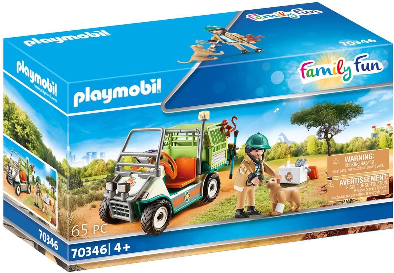 Playmobil Zoo Vet with Medical Cart Toys & Games