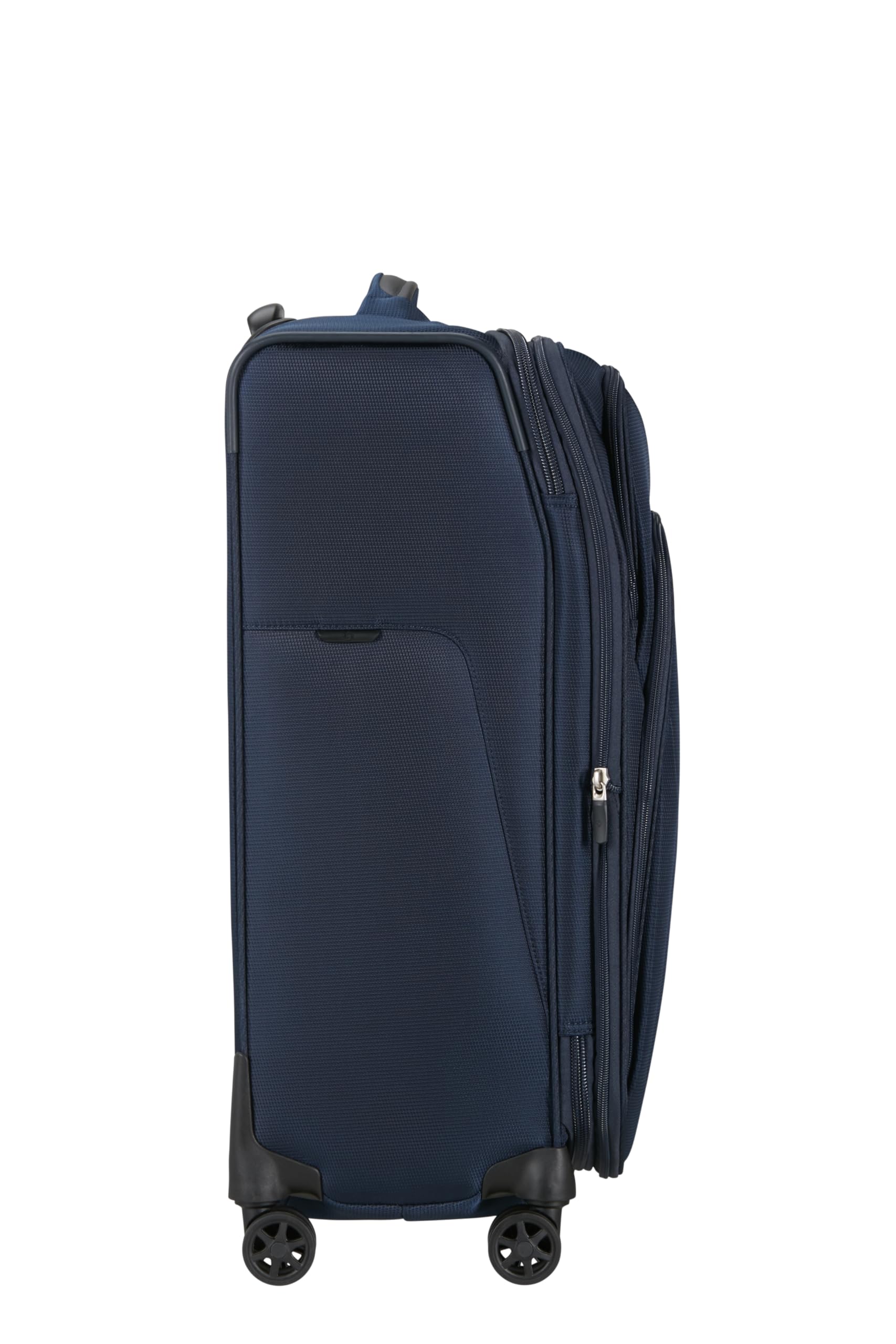 Samsonite Spark SNG Eco - Walizka Miękka 67 cm Średnia - Walizka Trolley z 4 Kółkami, Zamek TSA, Lekka i Rozszerzalna - Niebieski (Midnight Blue)
