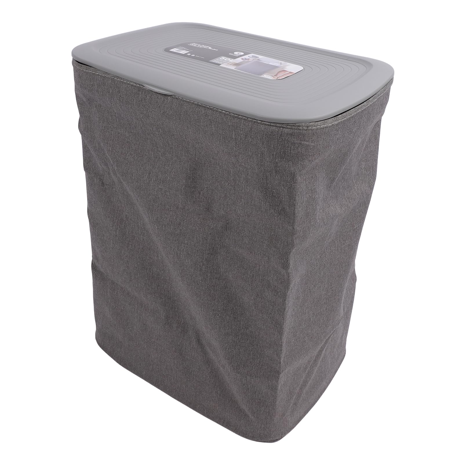 Cesto per la Biancheria con Manici Borsa Staccabile Design a Doppio Scomparto per il Bagno di Casa Usa Materiali in Tessuto (S50L)