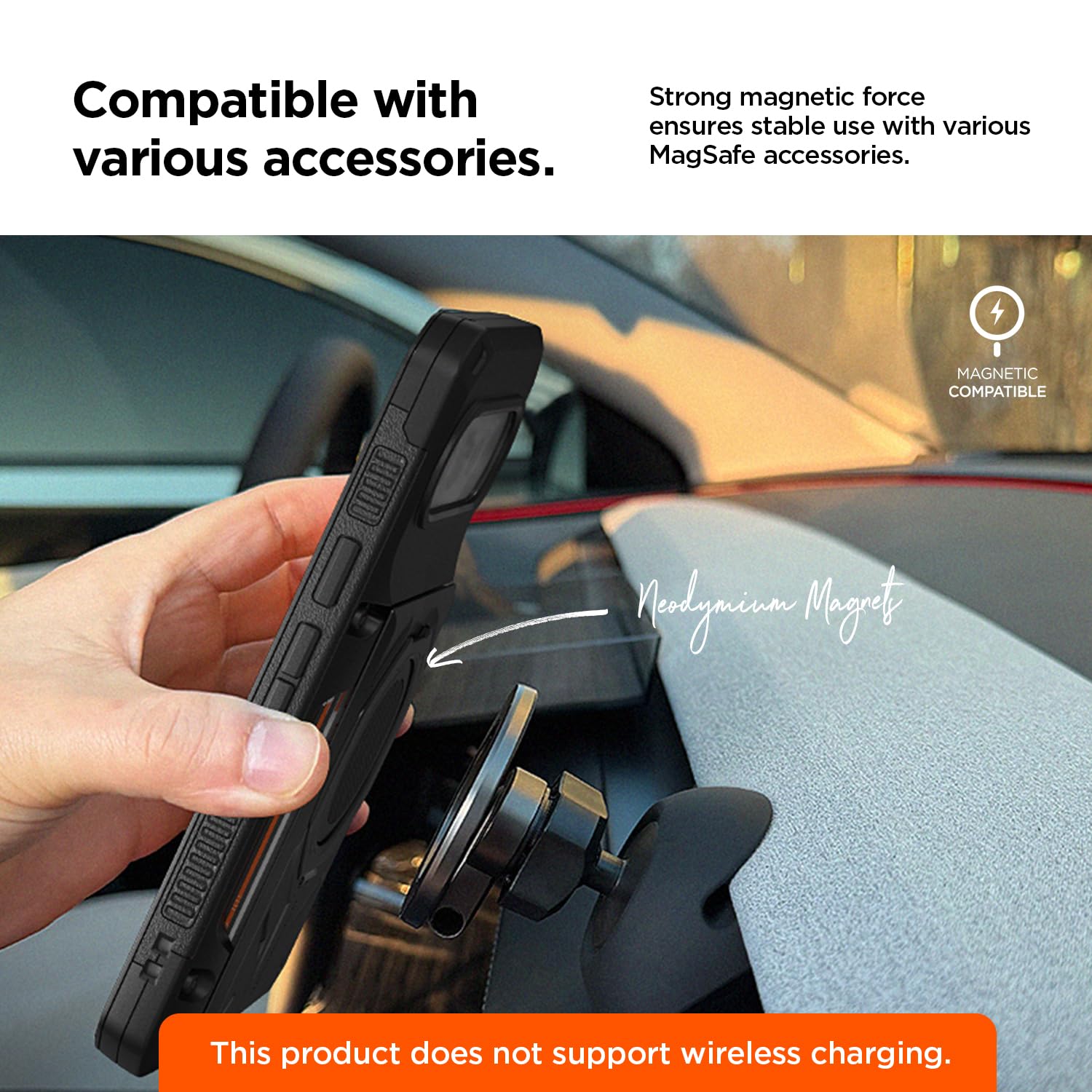 VRS DESIGN Damda Glide Hybrid per Pixel 11 Pro XL - Nero Opaco | Nessuna ricarica wireless | Custodia a portafoglio magnetica | Conserva 3-4 carte