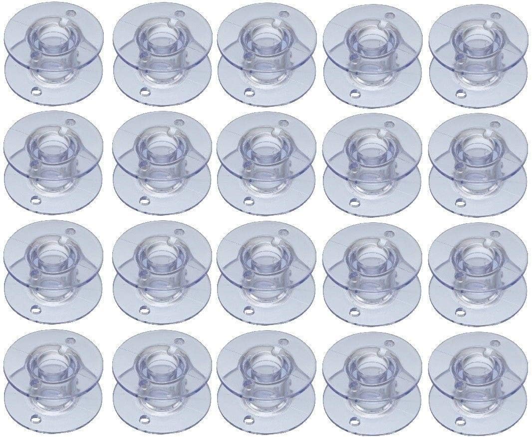 NGOSEW Clear bobbins for Singerr 227, 3321, 3323, 4432, 5554, 3116, Pfff Ambition 1.0, Ambition 1.5, Ambition Essential, Quilt Ambition 2.0 (50) - Image 1 of 2