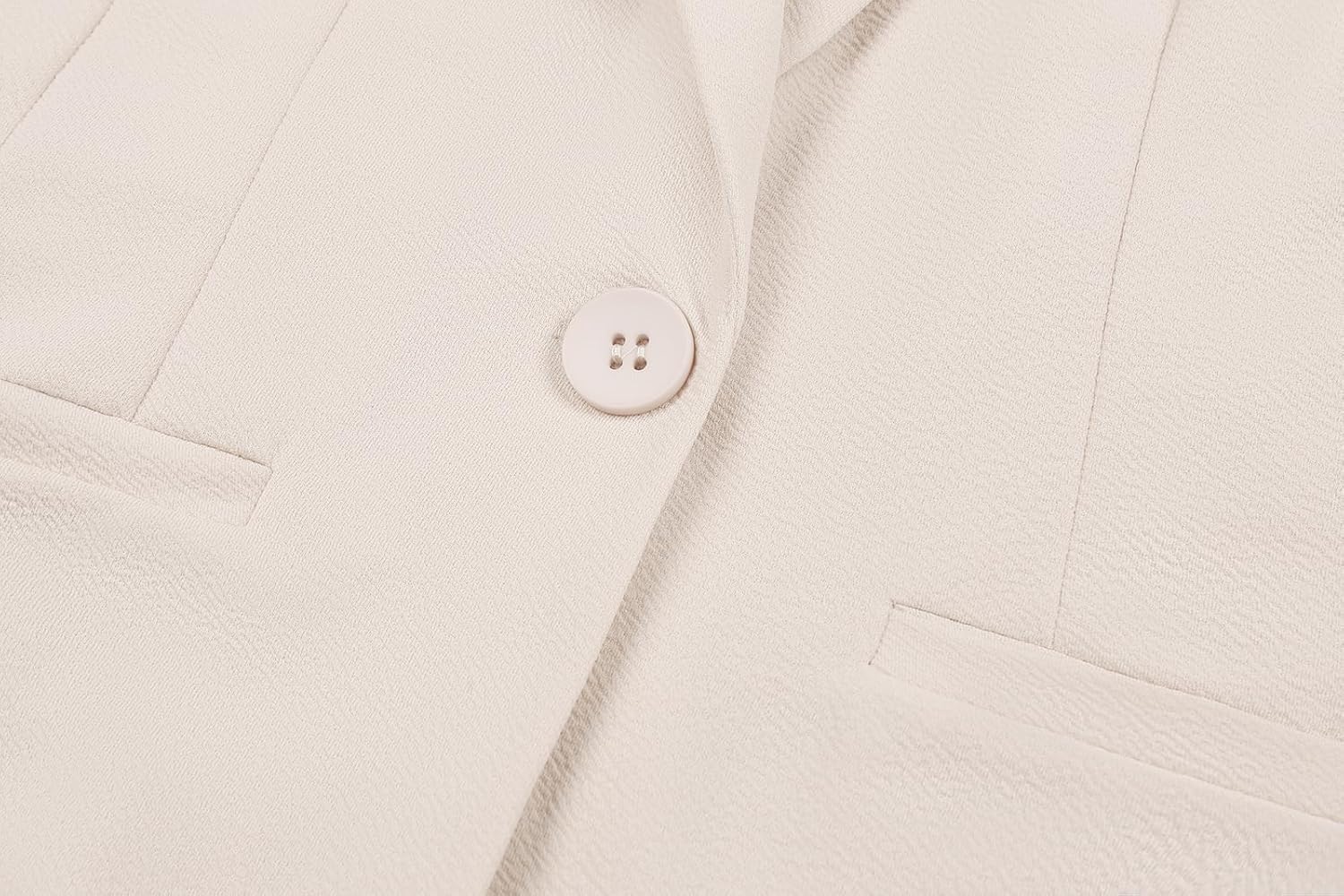 MINTLIMIT Women's Casual Blazer 3/4 Ruched Sleeve Open Front Button Work Office Blazer Jackets with Pockets