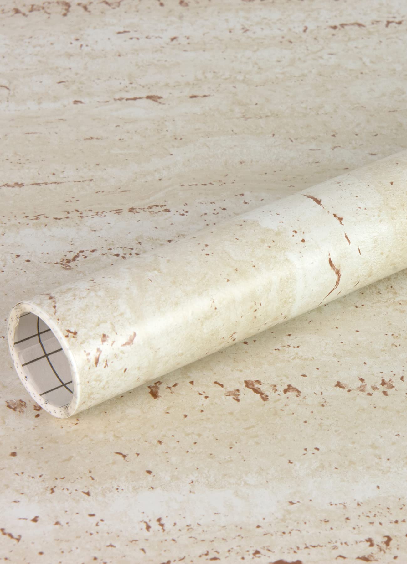 AS4HOME Film Adhésif Décoratif Pour Meubles Motif Mur De Pierres