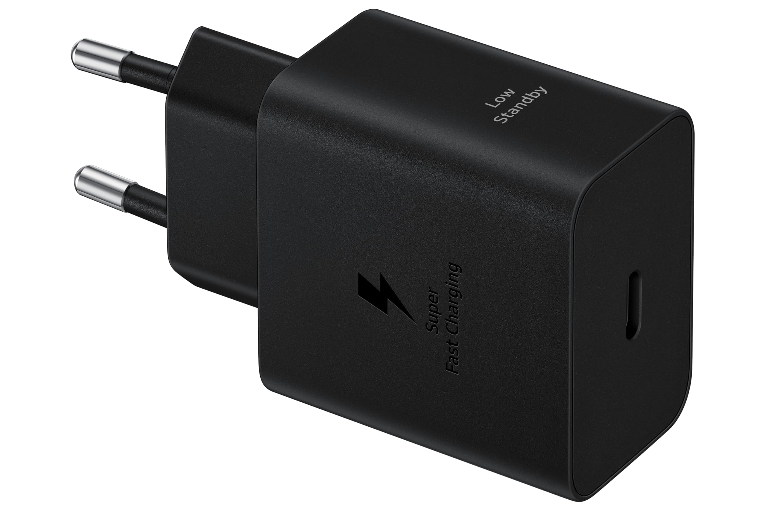 Samsung Chargeur USB C 45W, Adaptateur Secteur 45W Ultra Rapide, Adaptateur USB C vers USB, Authentique Chargeur Samsung Ultra Rapide, sans câble, Noir