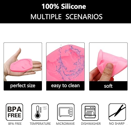 Miniatura 3 de Moldes de silicona para dulces de animales, moldes de chocolate de pato y perro, moldes de cocina para hornear para decoración de pasteles,