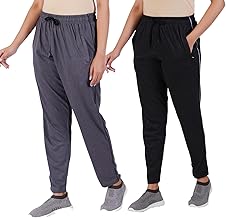 Women Cotton Regular Fit Track Pants (Pack of 2)