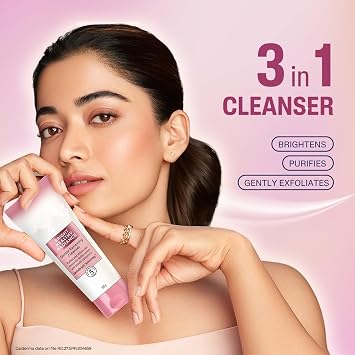 Bright Healthy Radiance Gentle Renewing Cleanser – 100 g | With GentleBright Technology & Vitamin E-Releasing Jojoba Beads | Fragrance-Free | For All Skin Types | 1 Count