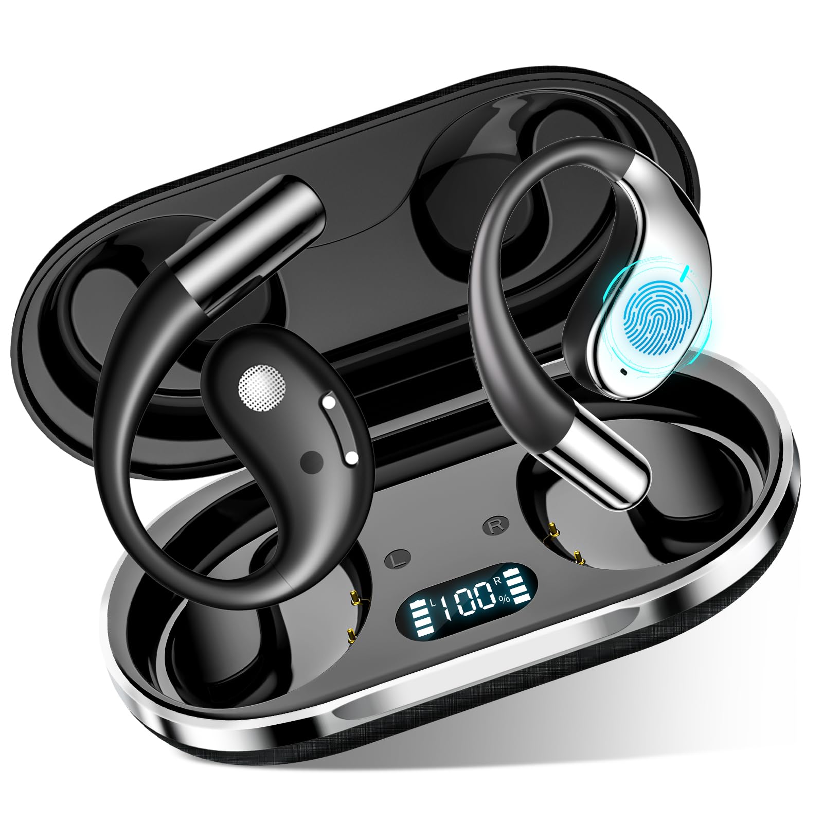 Amazon.co.jp: イヤホン型 bluetooth【2025新登場】ワイヤレスイヤホン