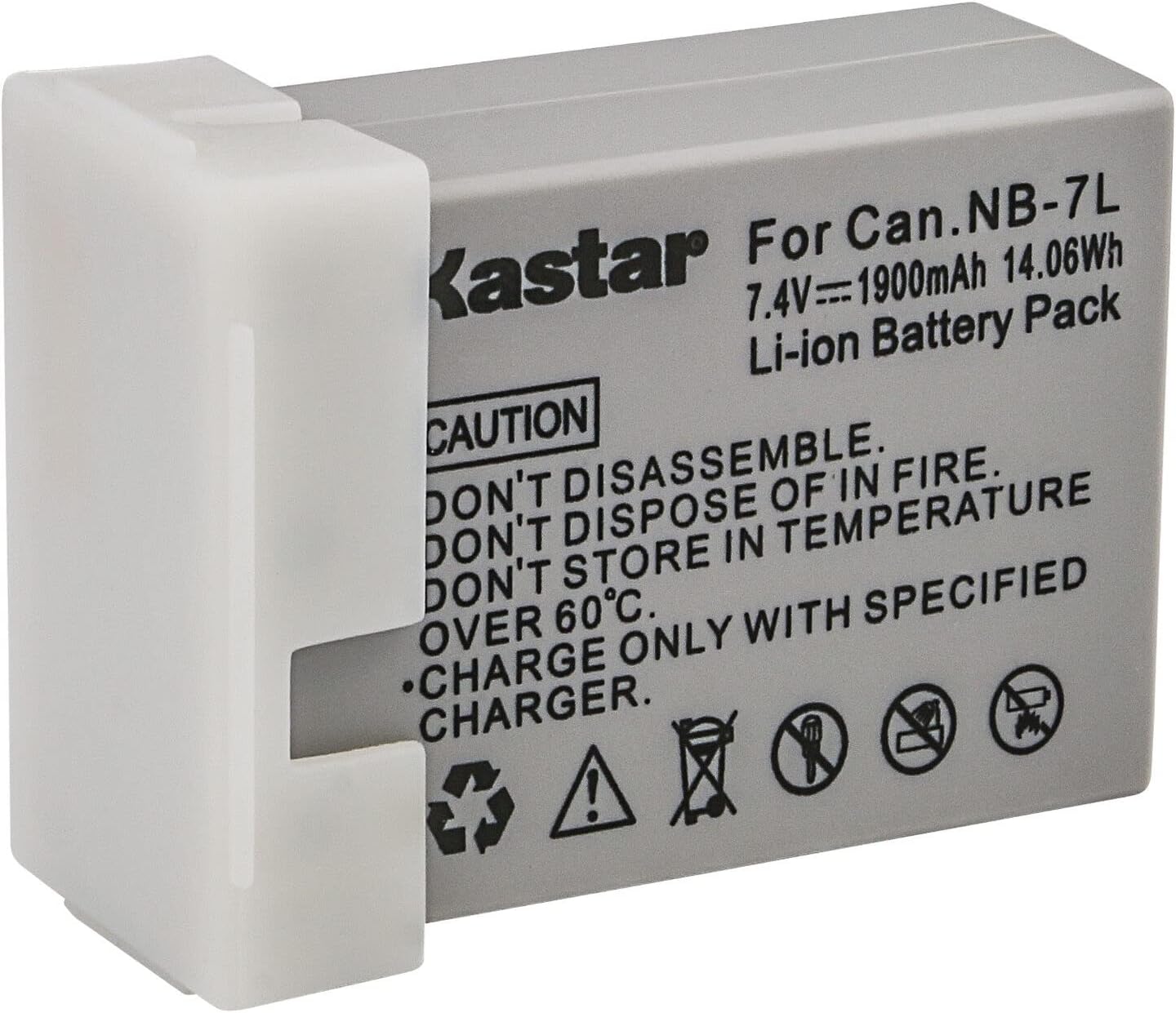 Kastar 4-Pack NB-7L Battery and LCD AC Charger Compatible with Canon NB-7L NB7L, NB-7LH NB7LH Battery, CB-2LZ, CB-2LZE Charger, Canon PowerShot G10, PowerShot G10 is, PowerShot G10IS Digital Cameras