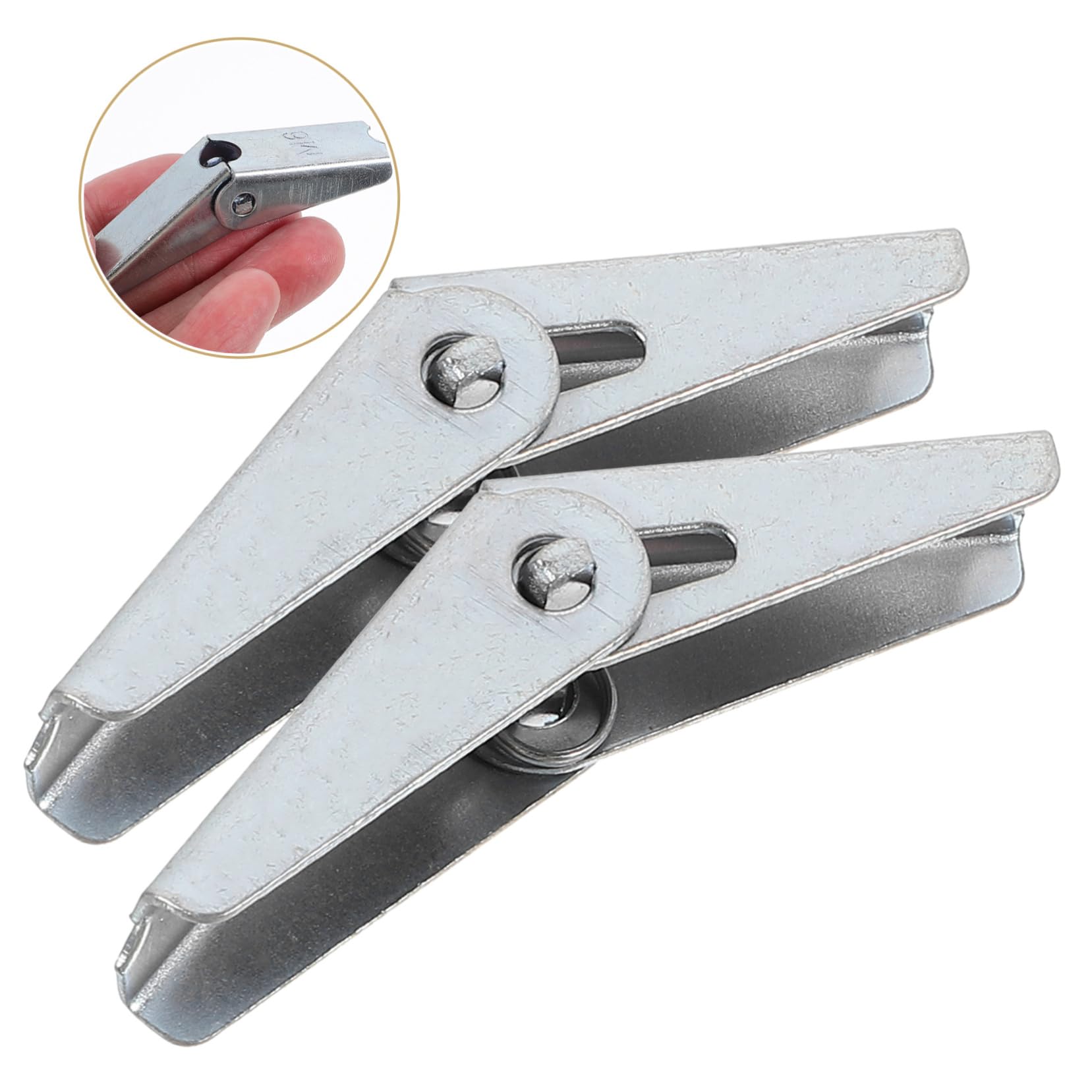 SOLUSTRE Bolts Anchors Set 12pcs Heavy Duty Drywall Anchors Wings Easy Installation for Plasterboard